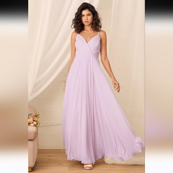 Lulus Dresses & Skirts - All About Love Lavender Maxi Dress size Small